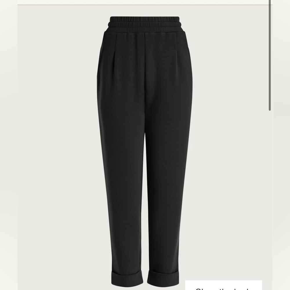 Varley Rolled-Cuff Pant 25”, Size XL, Black